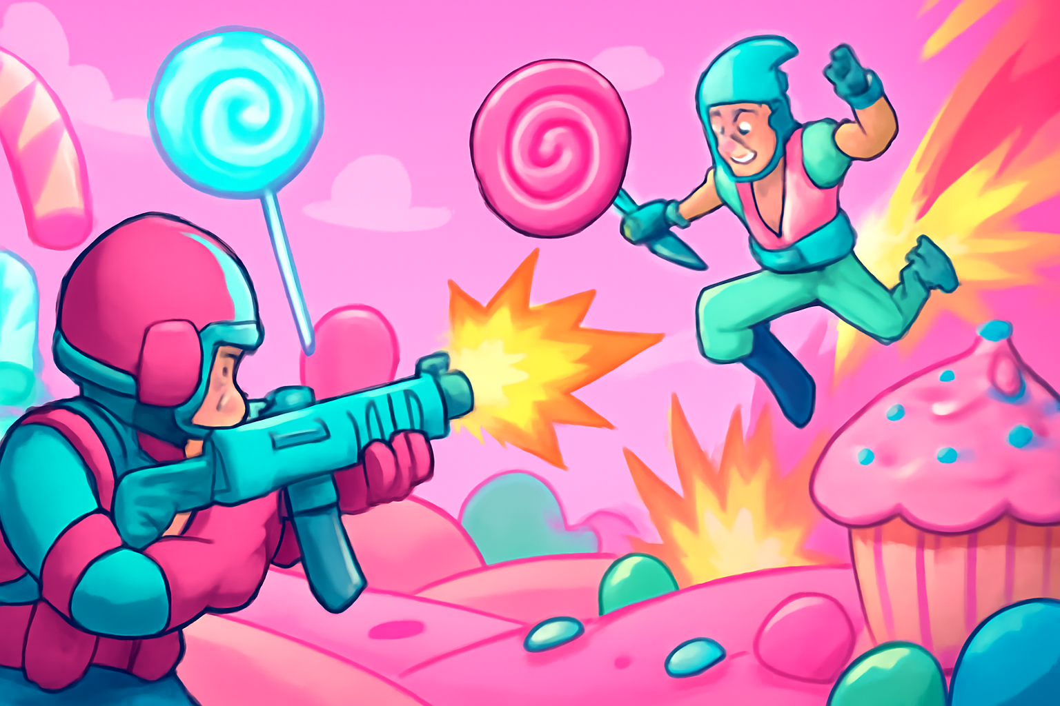 Sugar Rush Gun Game
