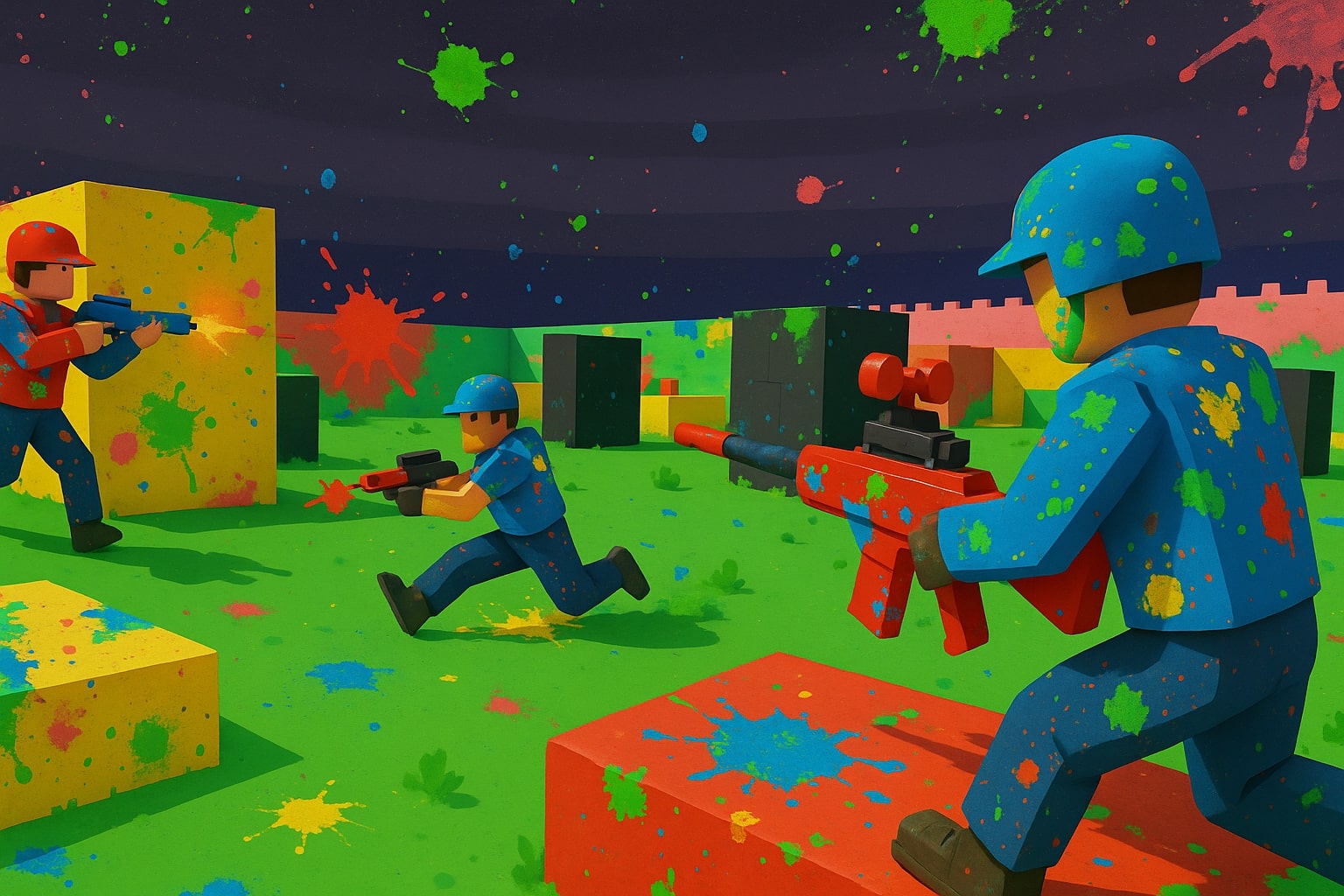 Team Deathmatch Paintball